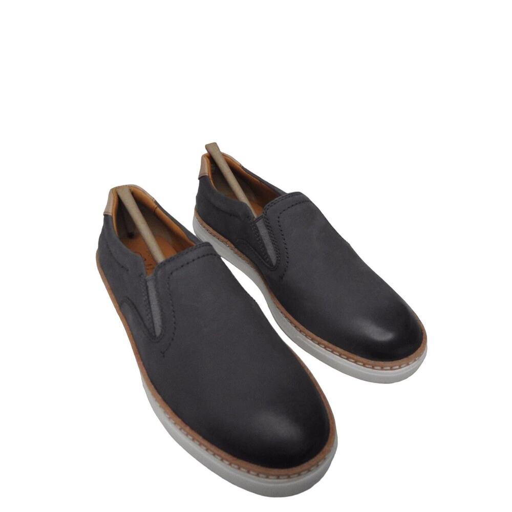 Sperry Top Sider women's size 5.5 M gray Rey gold cup shoes leather loafers